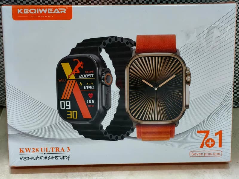 KW28 Ultra 3 Smartwatch – Brand New | Only 22 AED!