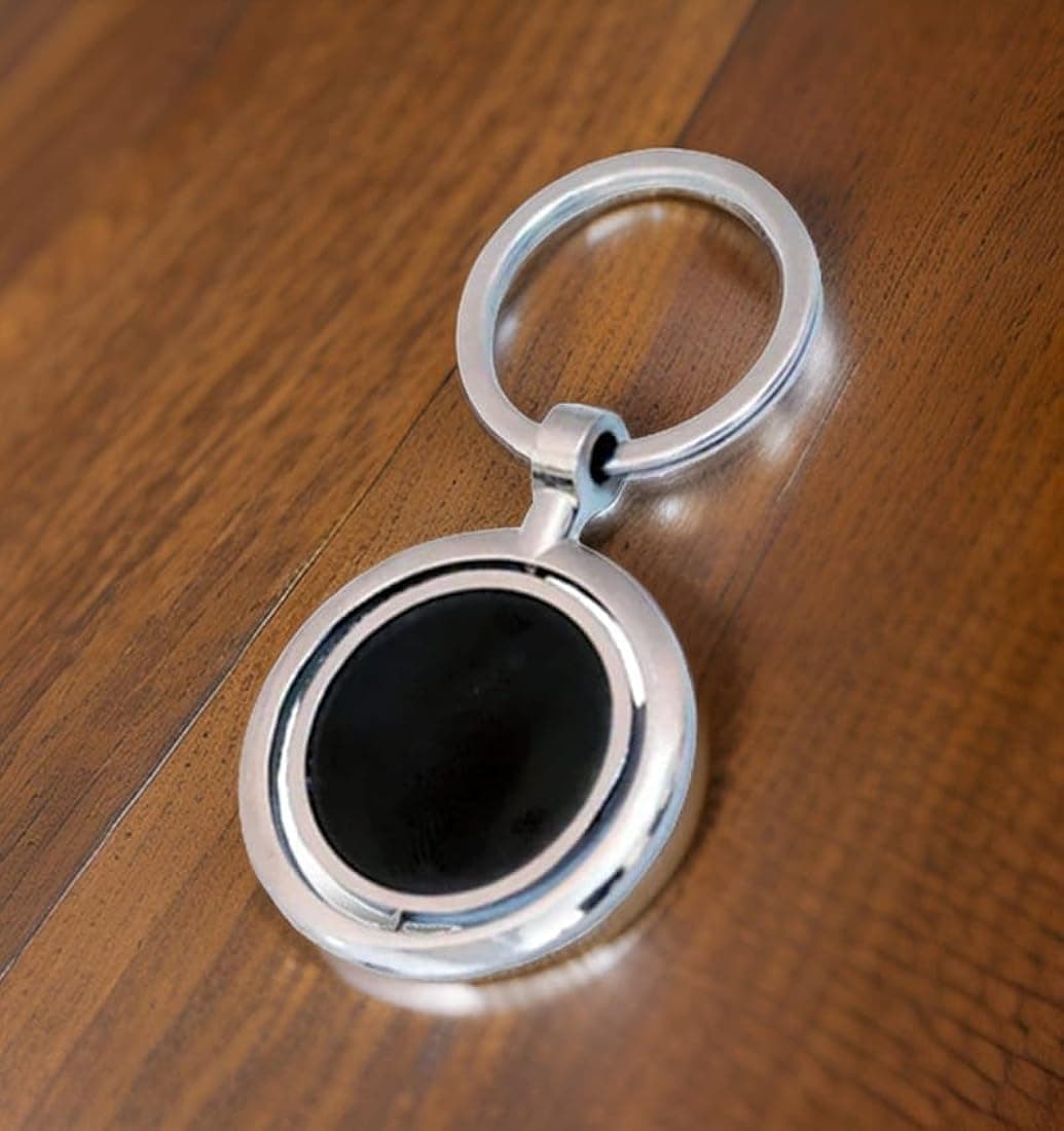 Round Plate Keychain